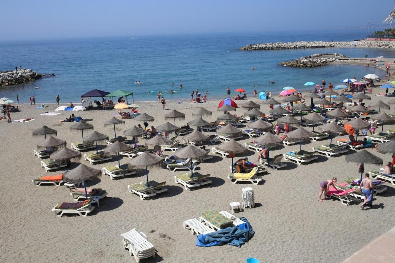 Ático frente al mar - Vistas, piscina, terrazas, parking! Benalmádena Exterior foto