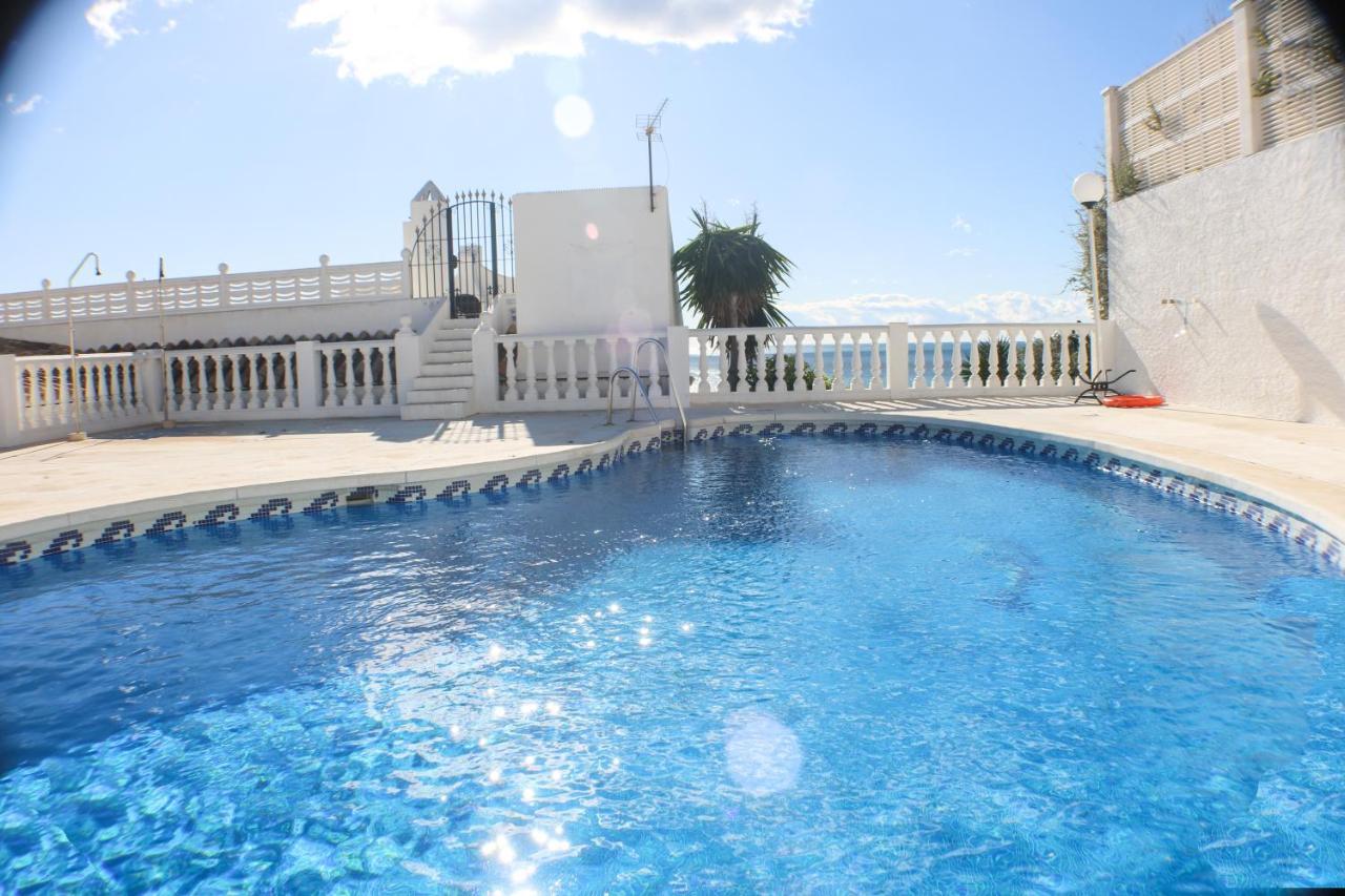 Ático frente al mar - Vistas, piscina, terrazas, parking! Benalmádena Exterior foto