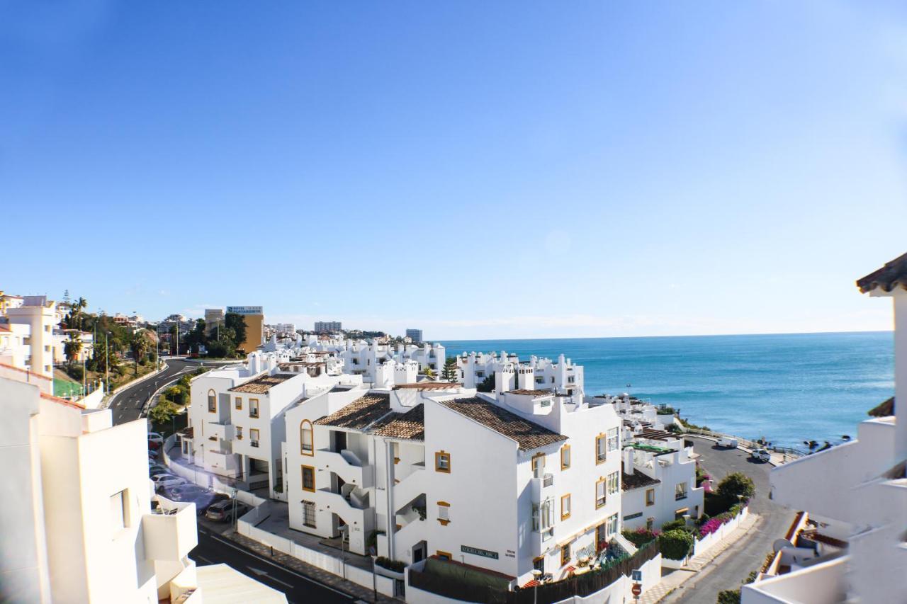 Ático frente al mar - Vistas, piscina, terrazas, parking! Benalmádena Exterior foto